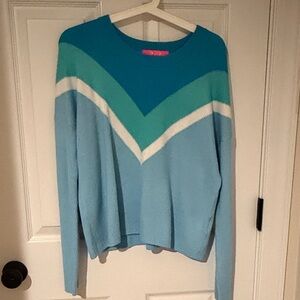 Lilly Pulitzer Teal Knit Sweater